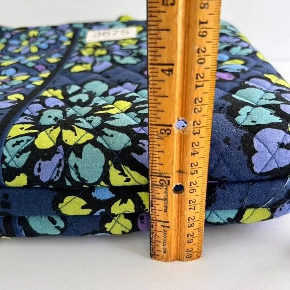Vera Bradley Bag Case Hard Shell Laptop Workstation Crossbody Floral Quilted